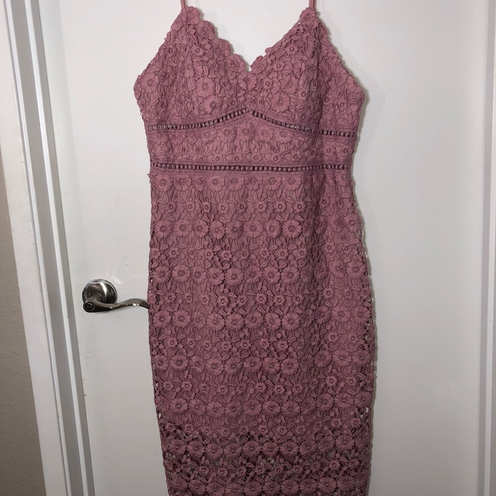 Floral lace dress